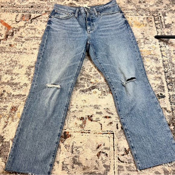 MADEWELL The High-Rise Slim Boy‎ Jean Size 28P - Picture 2 of 12